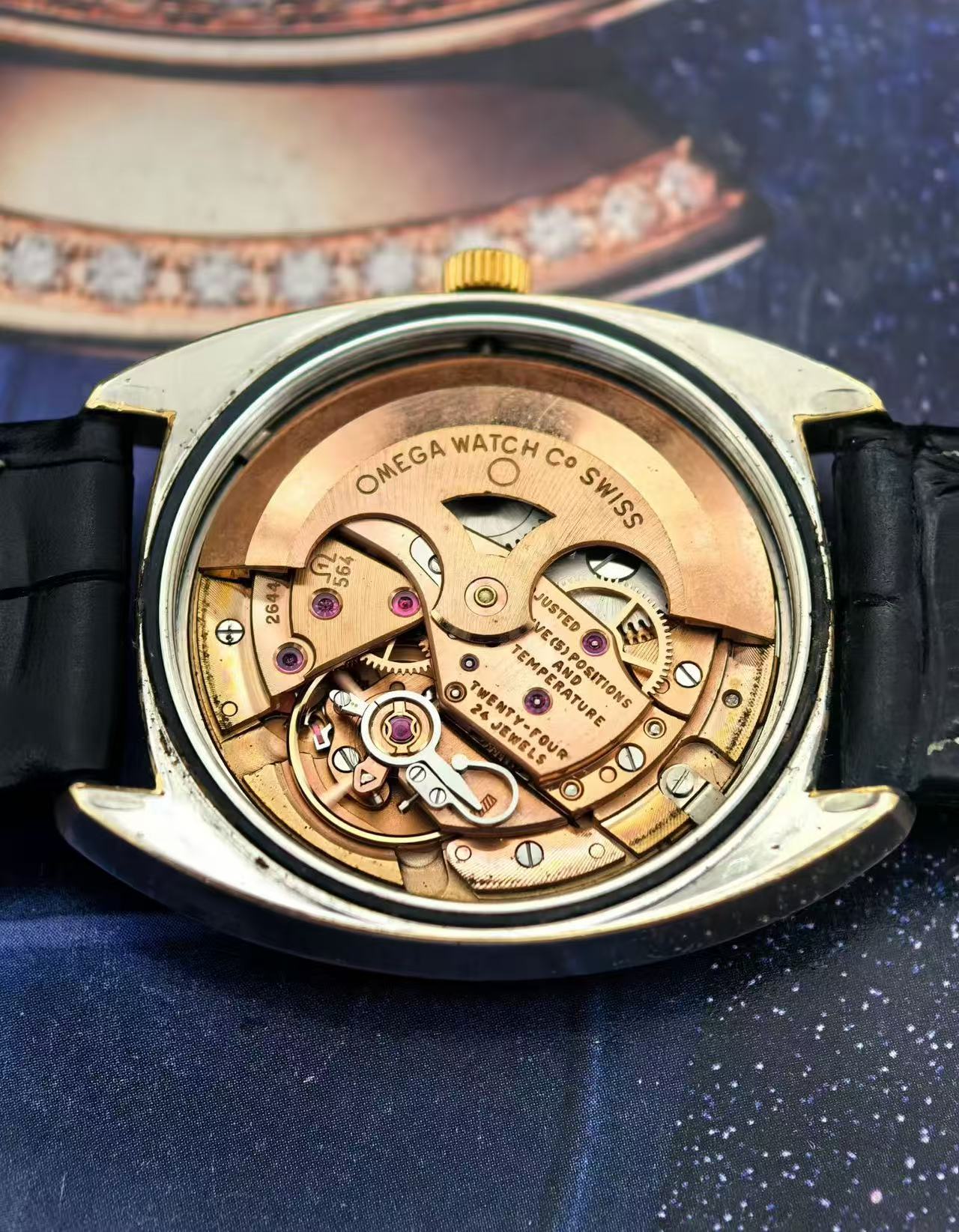 Swiss Omega Constellation Automatic Vintage Men's Watch Cal. 564 Date 24 Jewels 35mm 618-5800