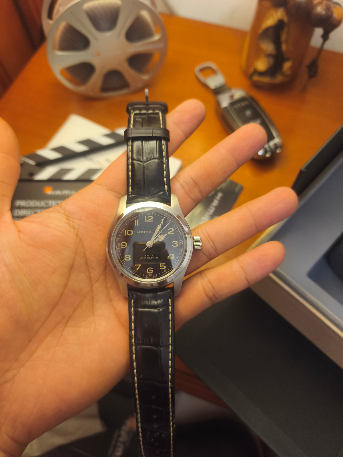 Hamilton Khaki Field Murph H706050 Automatic Watch 42mm H-10 80-Hour Power Reserve Interstellar Full Set 610-3800