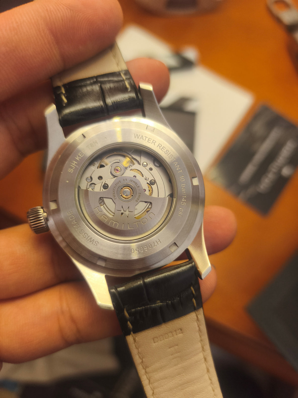Hamilton Khaki Field Murph H706050 Automatic Watch 42mm H-10 80-Hour Power Reserve Interstellar Full Set 610-3800