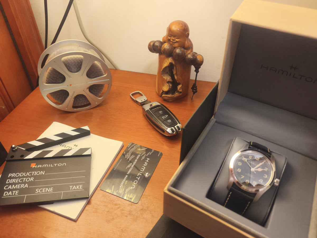 Hamilton Khaki Field Murph H706050 Automatic Watch 42mm H-10 80-Hour Power Reserve Interstellar Full Set 610-3800