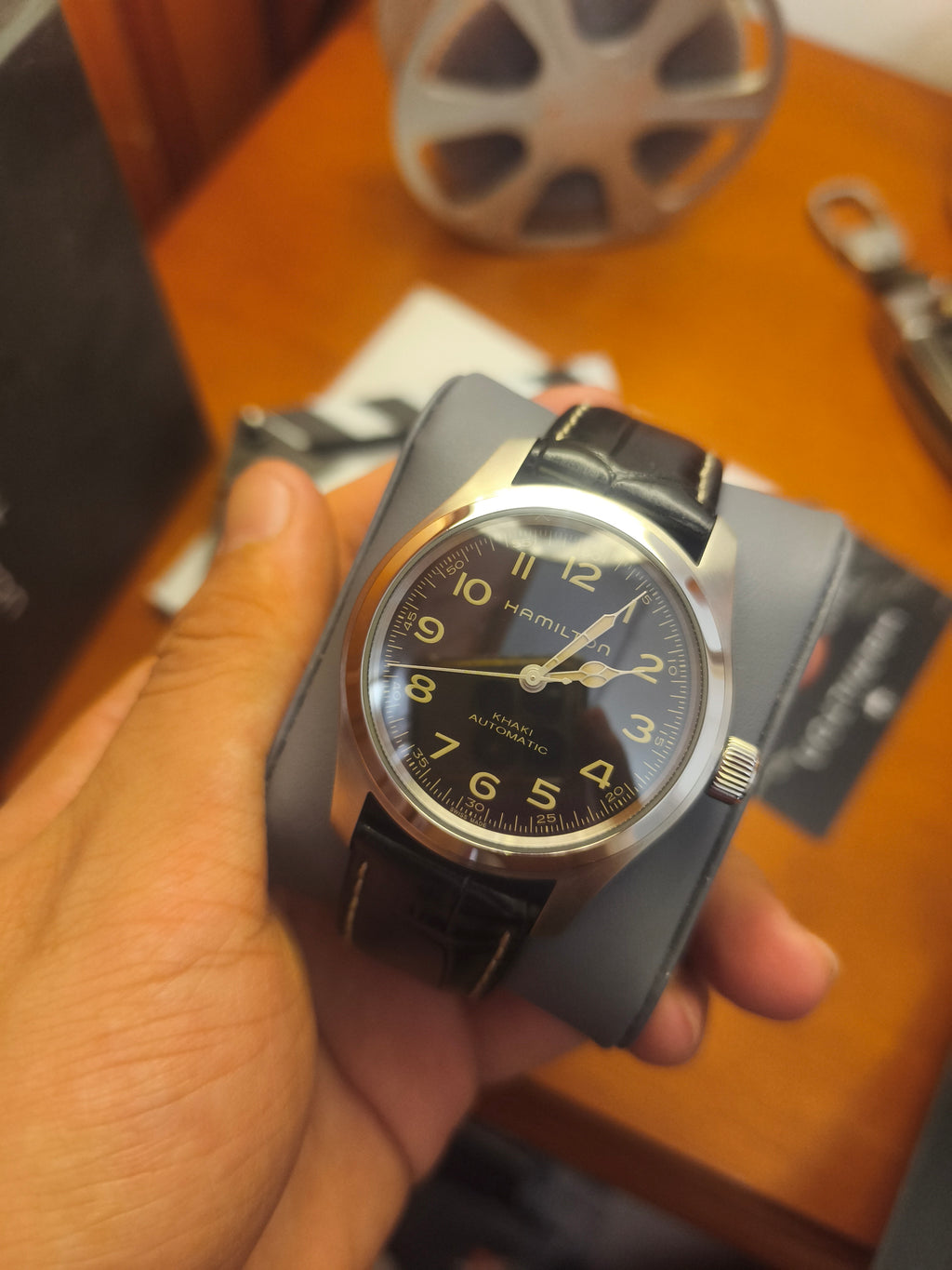 Hamilton Khaki Field Murph H706050 Automatic Watch 42mm H-10 80-Hour Power Reserve Interstellar Full Set 610-3800