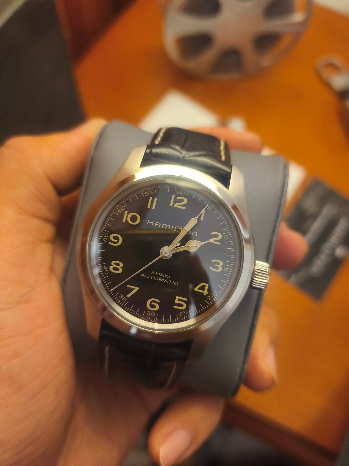 Hamilton Khaki Field Murph H706050 Automatic Watch 42mm H-10 80-Hour Power Reserve Interstellar Full Set 610-3800