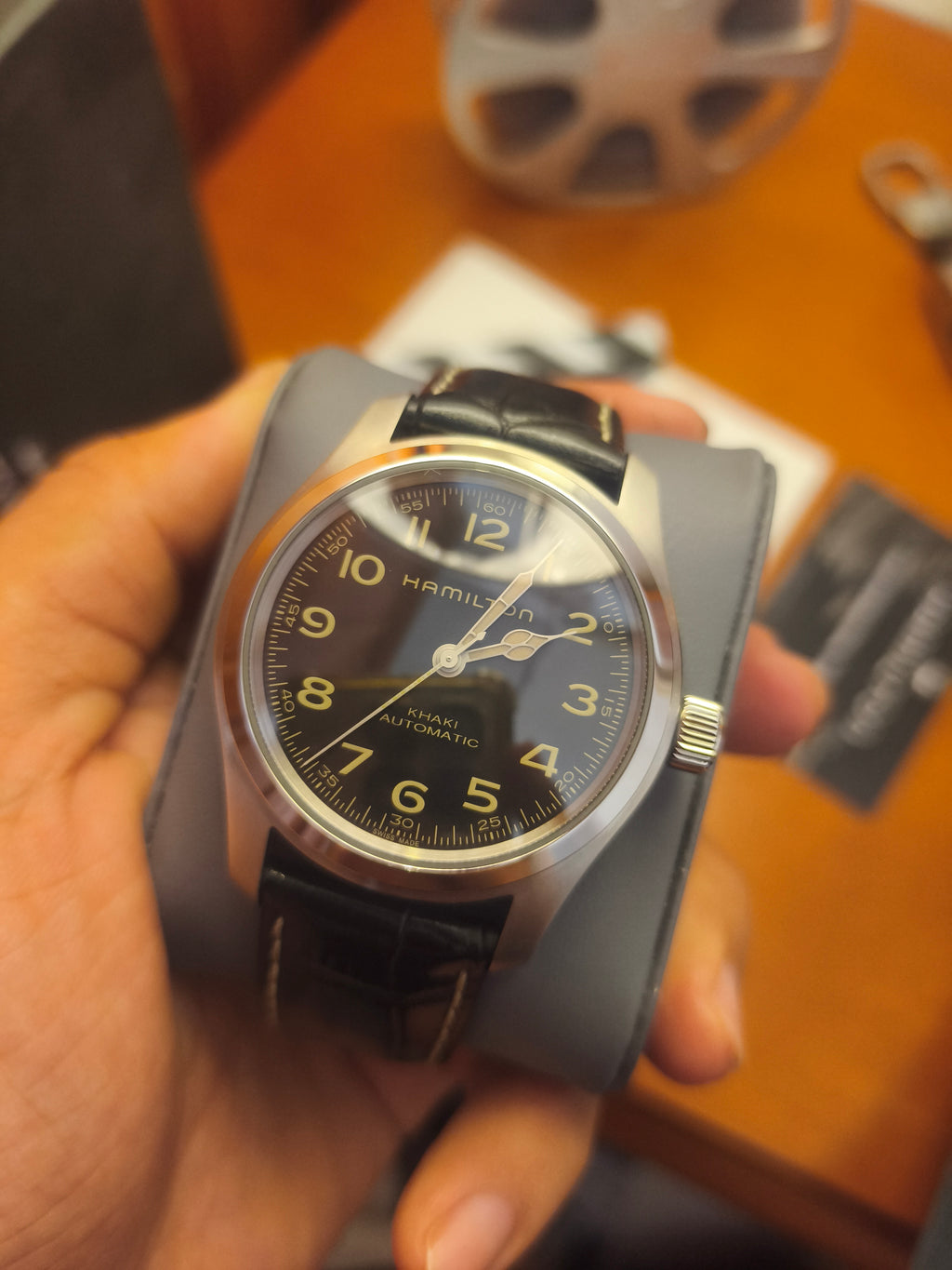 Hamilton Khaki Field Murph H706050 Automatic Watch 42mm H-10 80-Hour Power Reserve Interstellar Full Set 610-3800