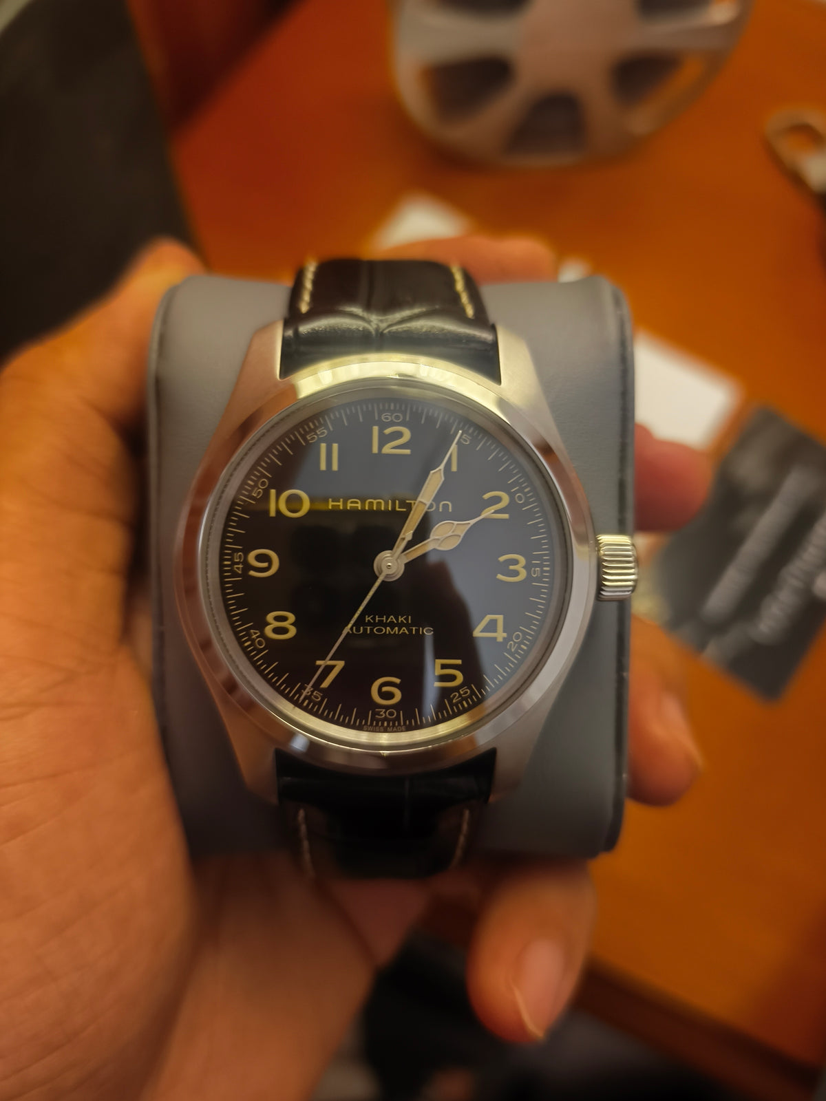 Hamilton Khaki Field Murph H706050 Automatic Watch 42mm H-10 80-Hour Power Reserve Interstellar Full Set 610-3800