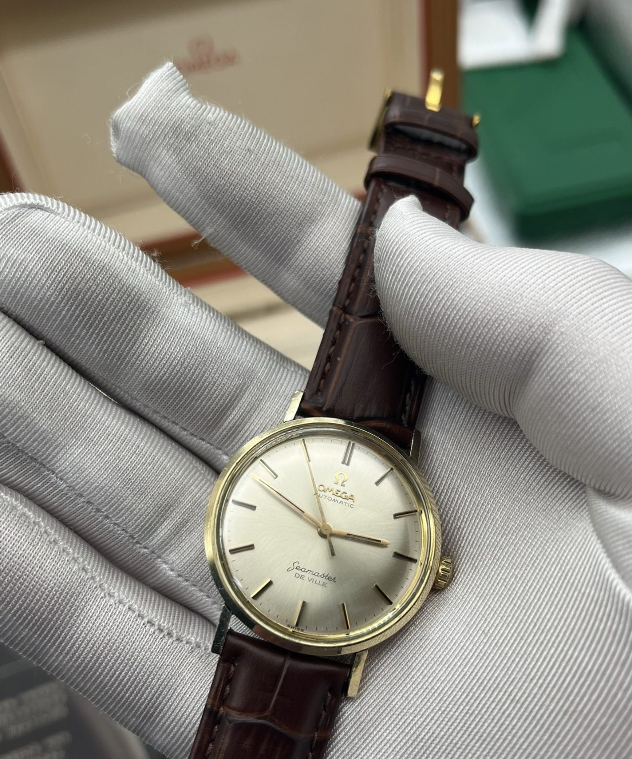 Omega Seamaster DeVille 14K Gold Filled Automatic Watch 34.5mm Cal 552 008-4400