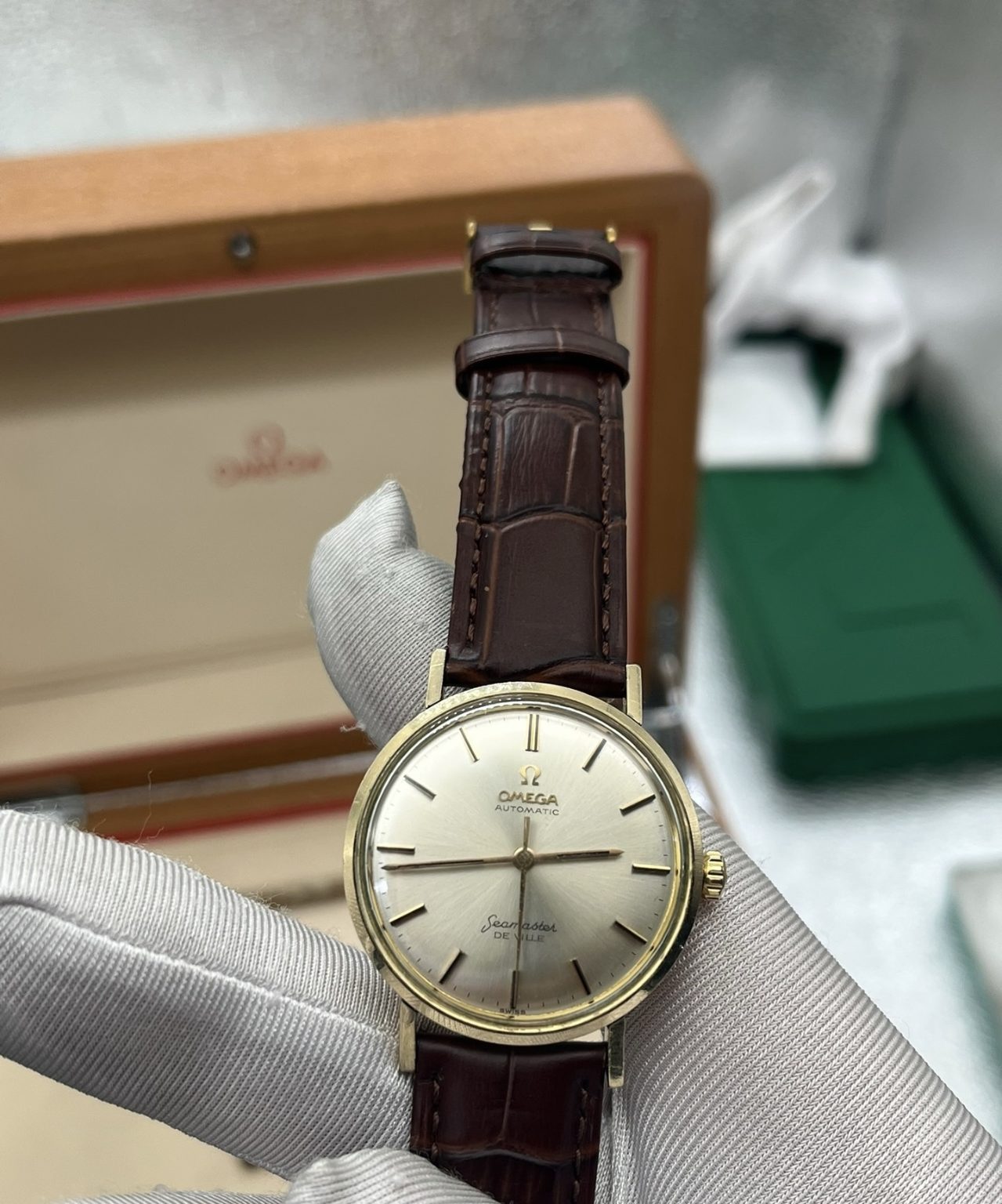 Omega Seamaster DeVille 14K Gold Filled Automatic Watch 34.5mm Cal 552 008-4400