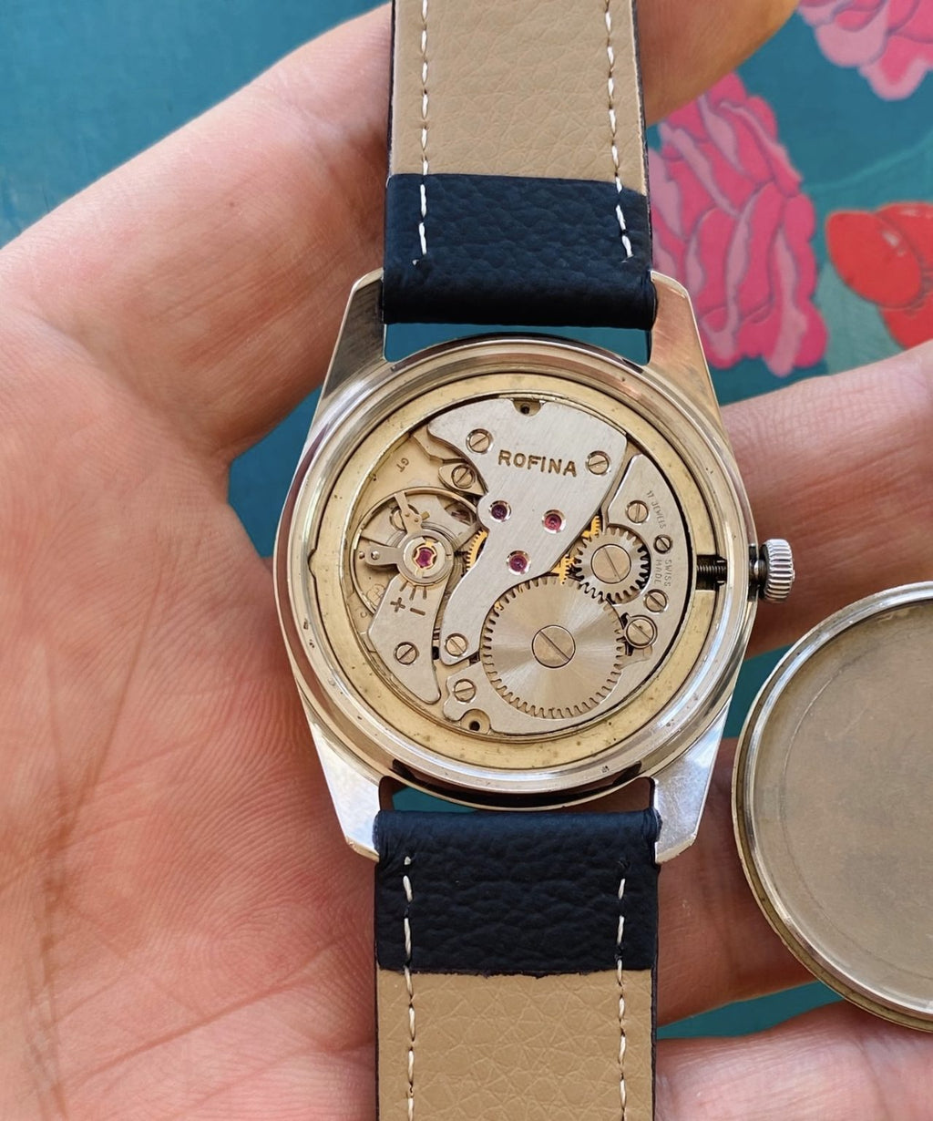 Rofina Vintage Manual Winding Swiss Watch 35mm 17 Jewels 012-0160