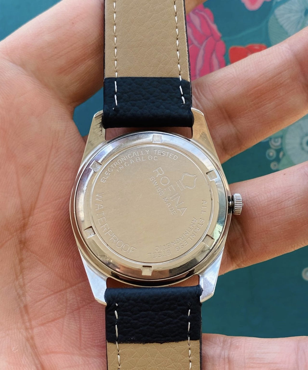 Rofina Vintage Manual Winding Swiss Watch 35mm 17 Jewels 012-0160