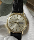 Omega Gold Plated Constellation Day Date Automatic Watch 35mm Cal.751 016-6300