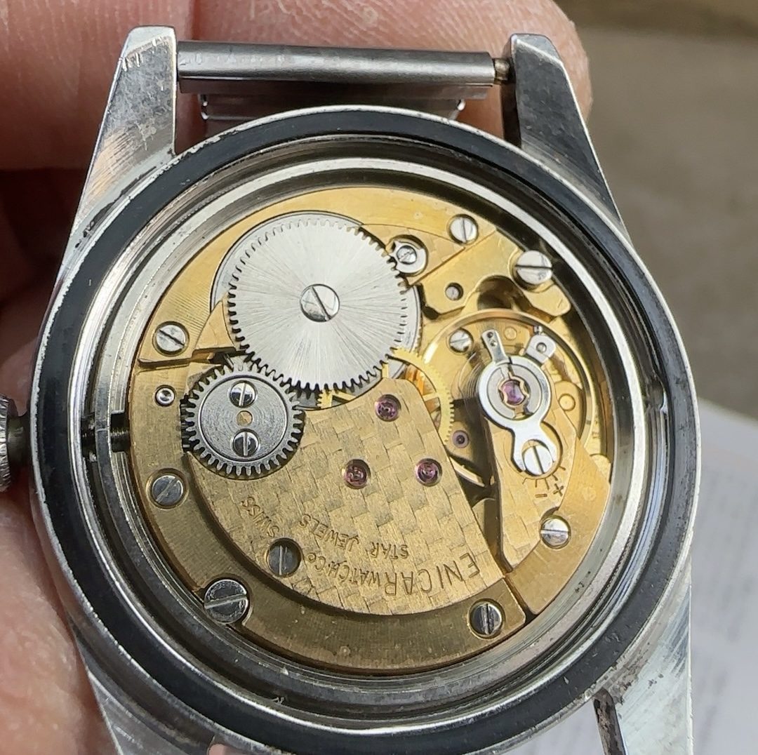 Enicar Vintage Manual-Winding Watch 36mm 17 Jewels 002-0200