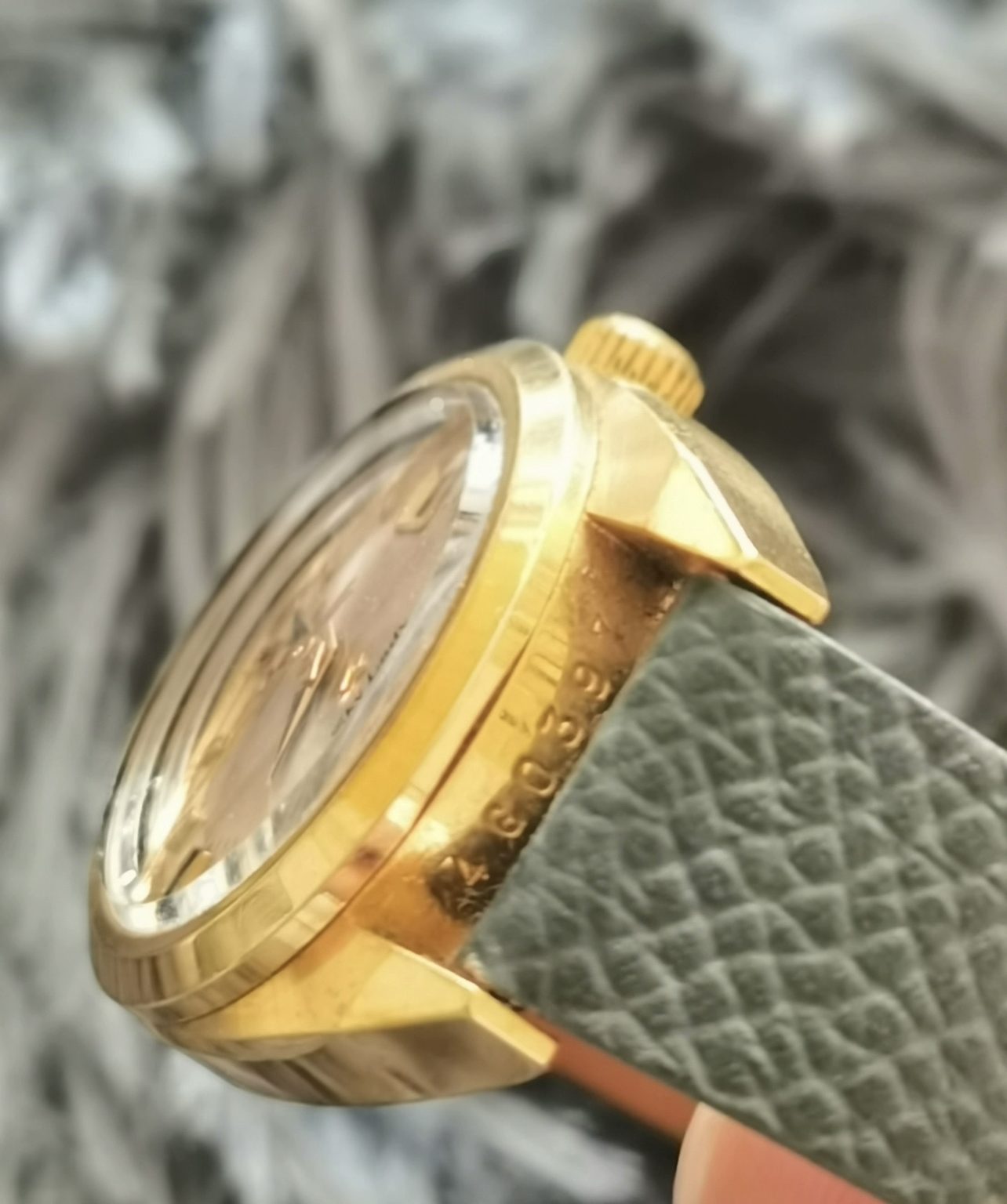 Technos Automatic Swiss Gold Plated Lady's Watch 24mm 033-0800