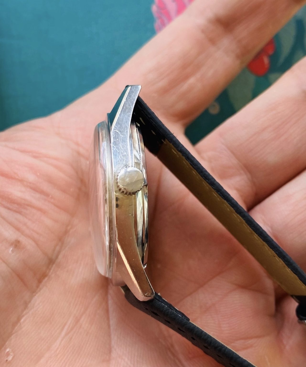 OLMA Vintage Manual-Winding Mens' Swiss Watch 34mm ETA2750 SKU.038-0180