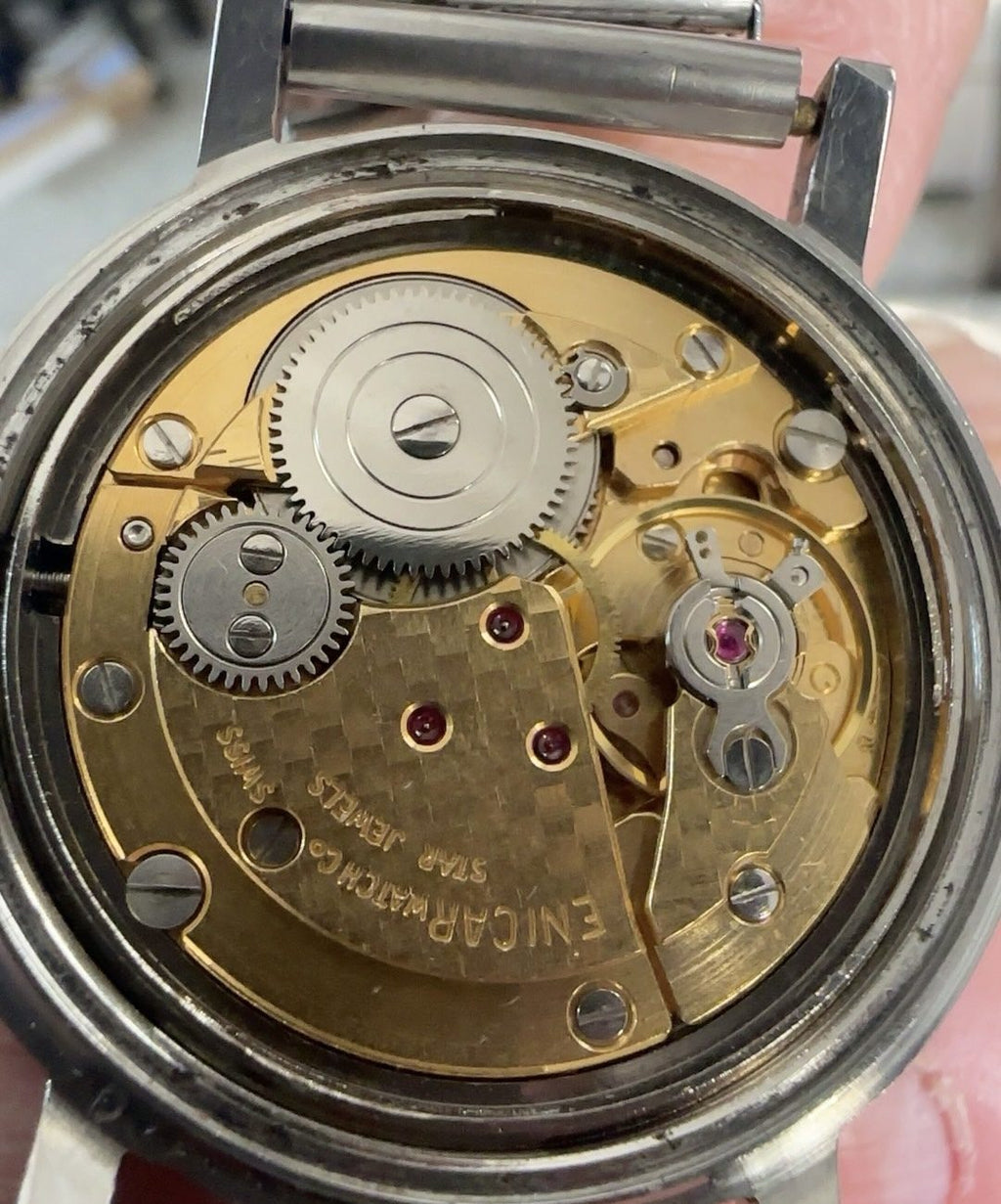 Swiss Made Vintage Enicar Manual Wind Watch Cal.AR161 35mm 17 Jewels 044-0280