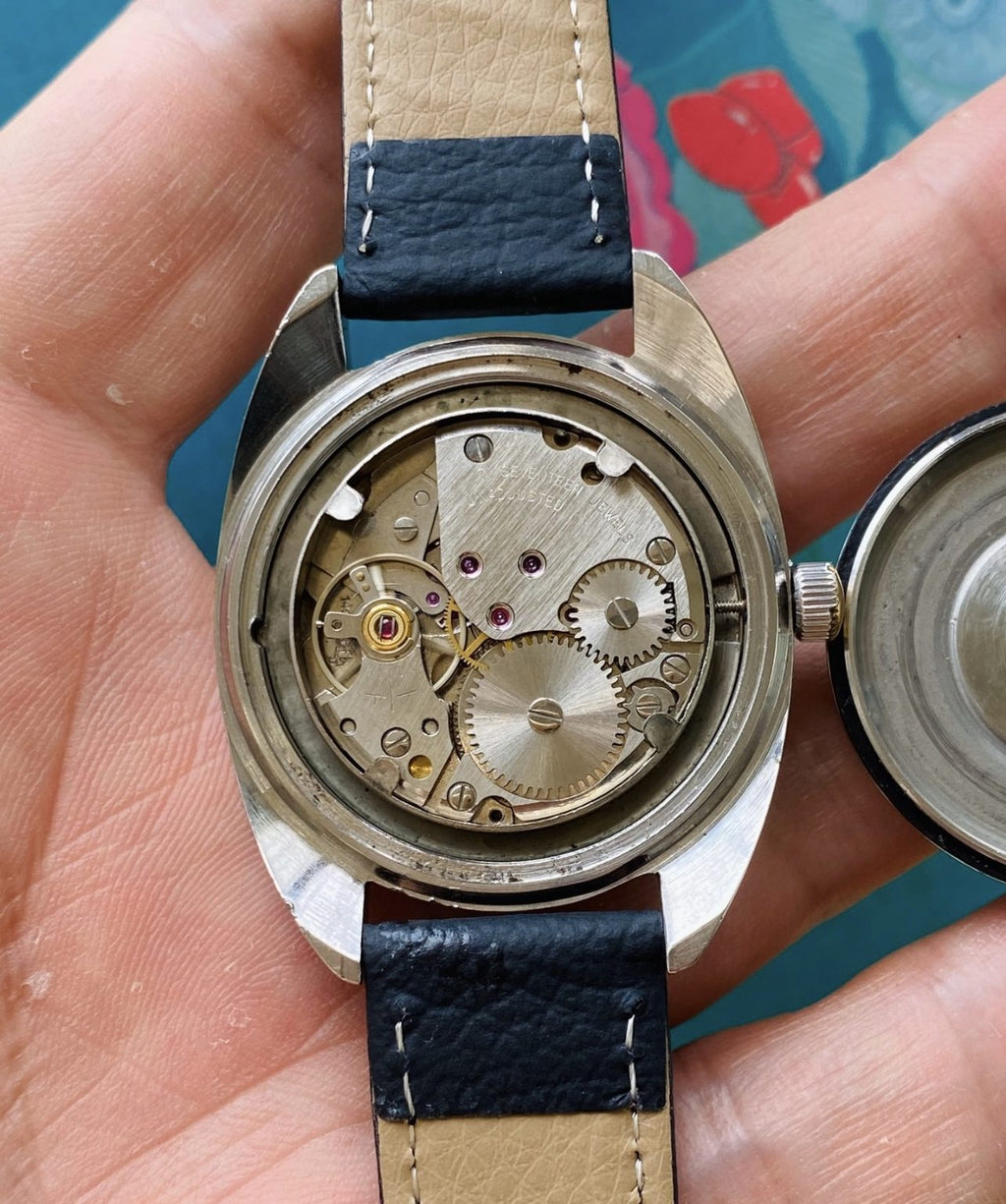 French Made YEMA Vintage Manual-Winding Mens' Watch 36mm 17 Jewels 053-0170