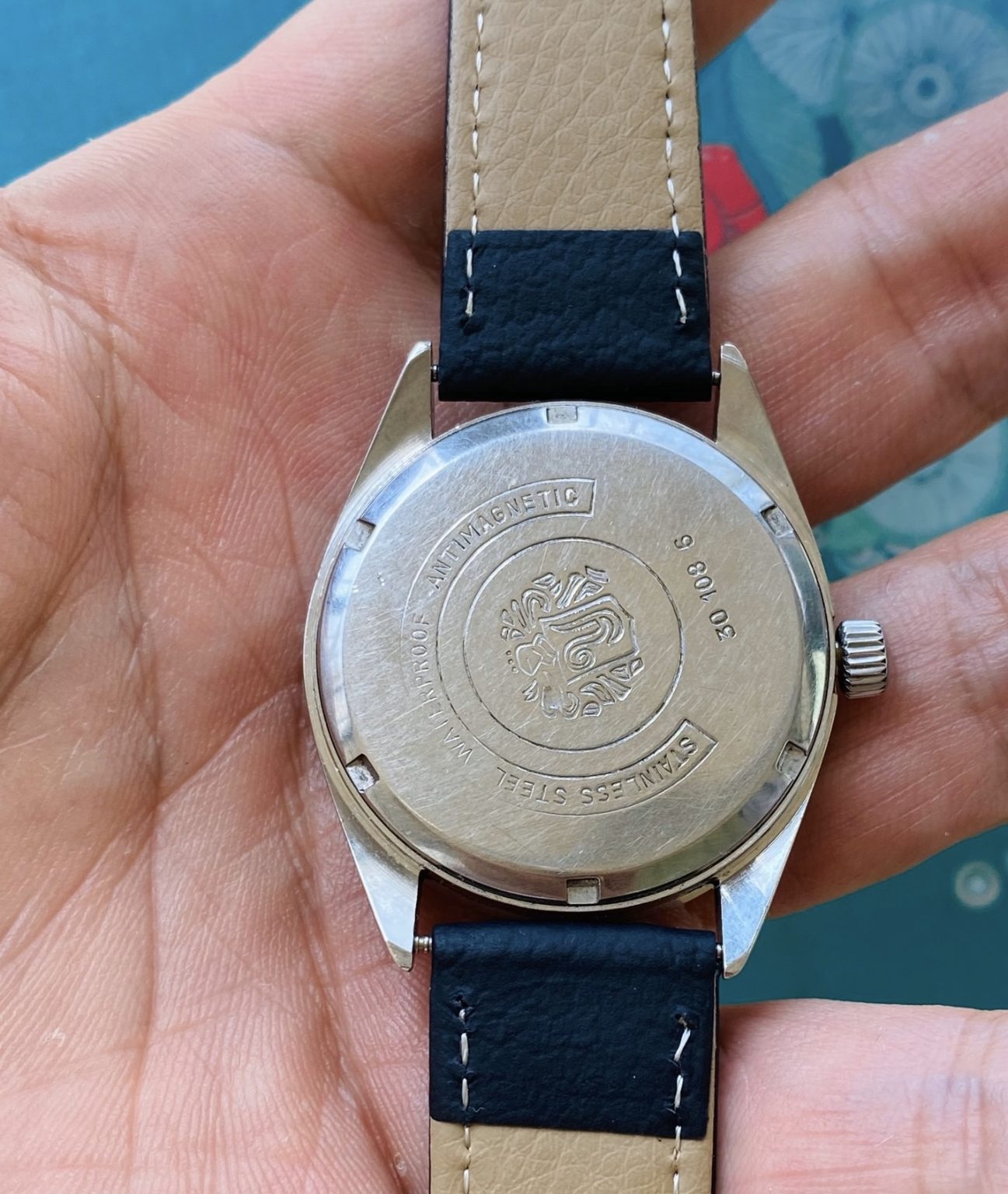 YEMA Vintage Manual-Winding Mens' Watch 35mm 17 Jewels 056-0150
