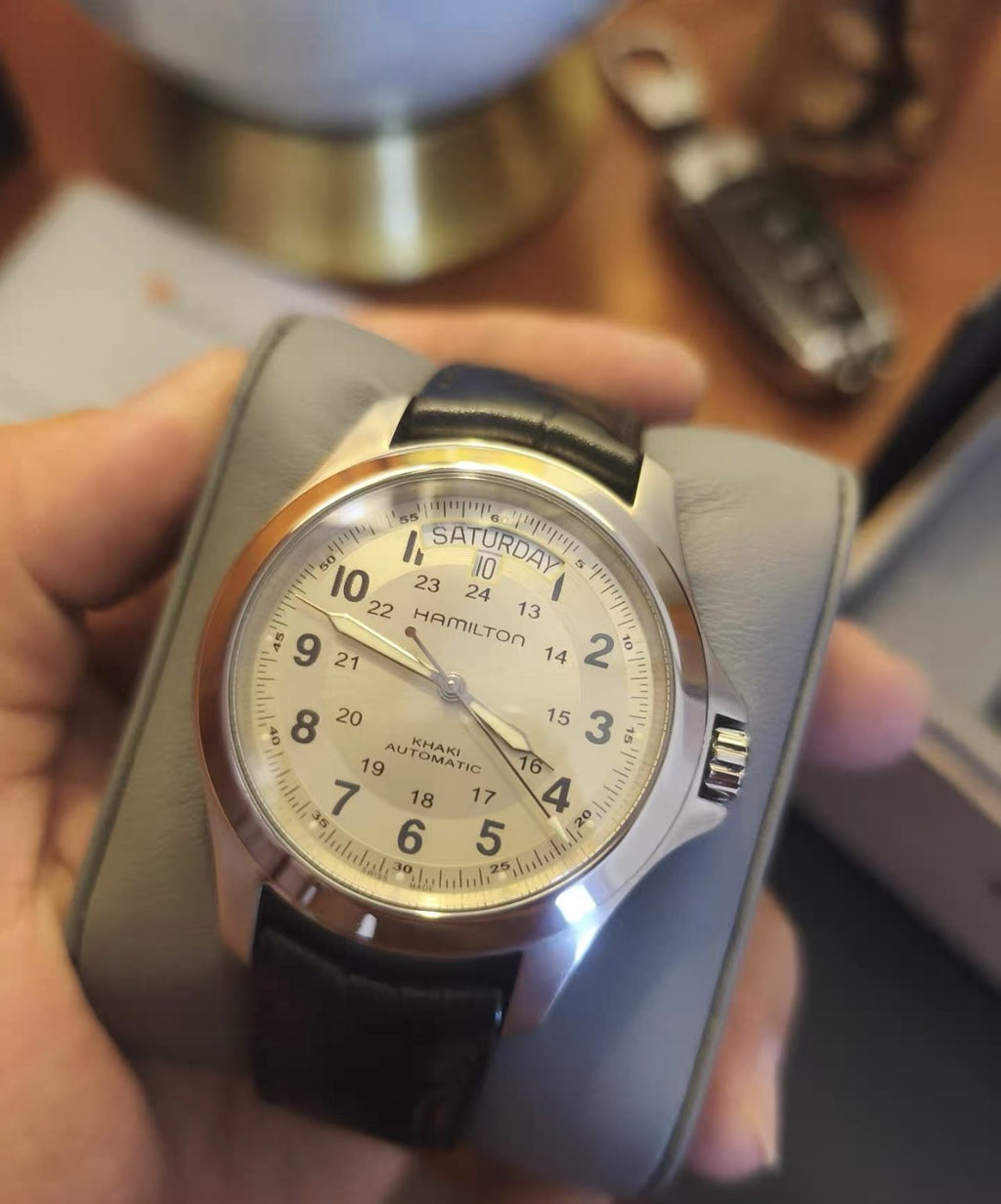 Hamilton Khaki Field King Automatic 40mm Watch H64455523 Full Set 064-2300