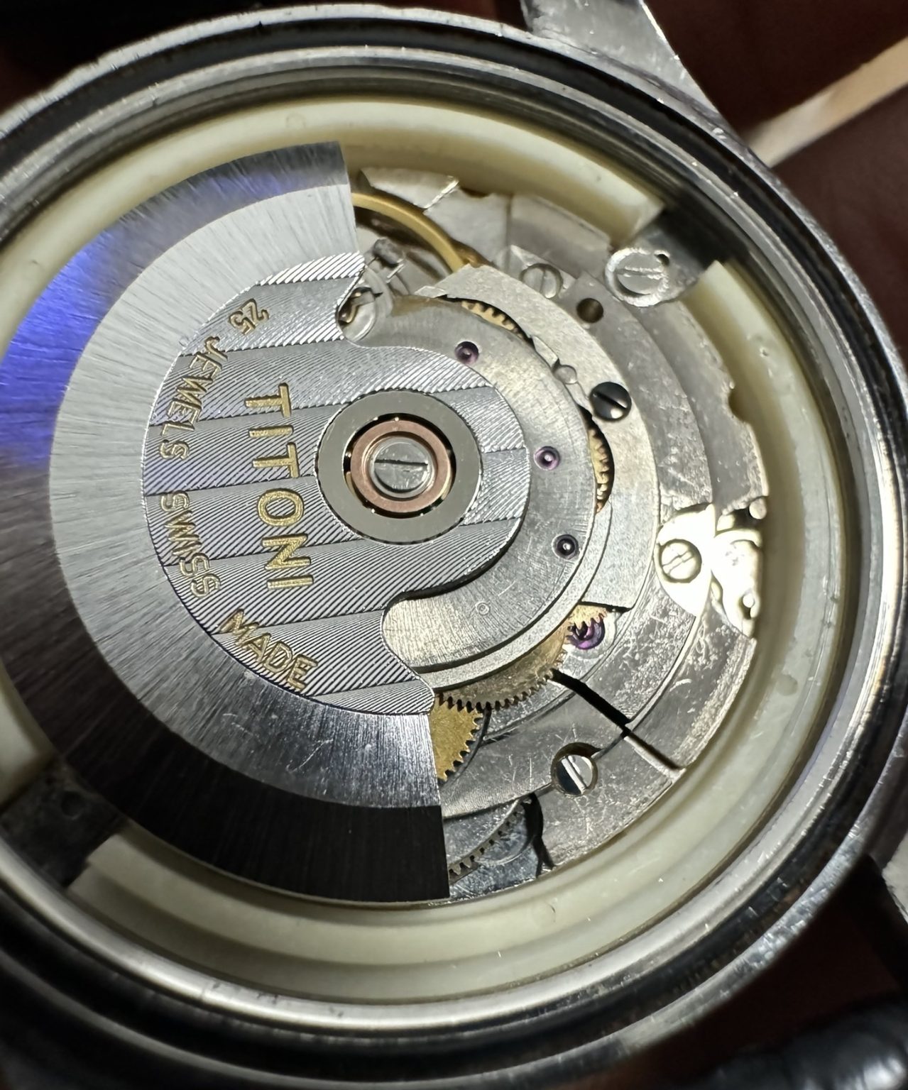 Titoni Cosmo King 707 ETA 2824-1 36mm 25 Jewels Swiss Automatic Watch 063-0920