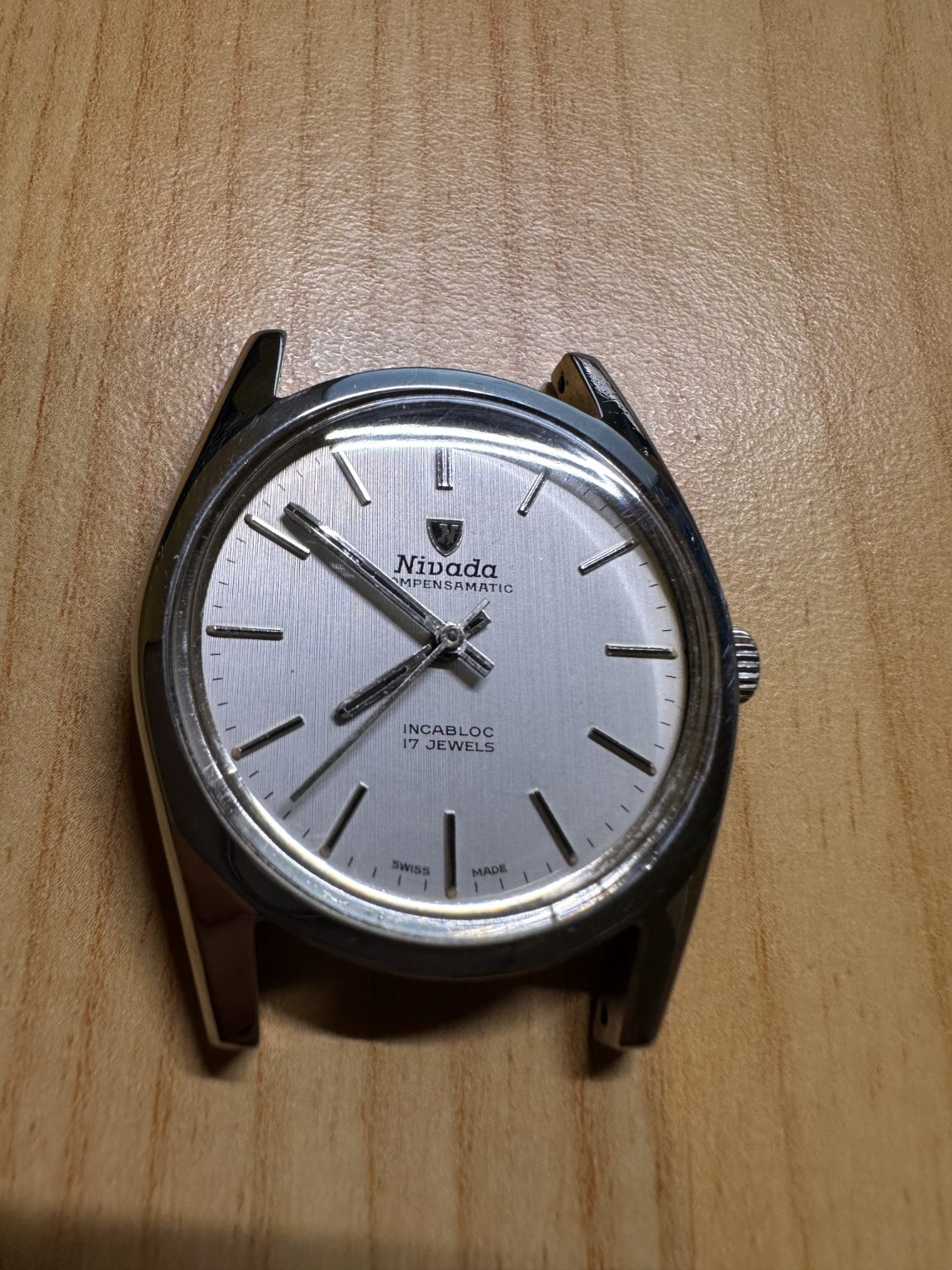 Nivada Compensamatic Vintage Manual Wind Watch Cal. 2750 36mm 1970s SKU.070-0300