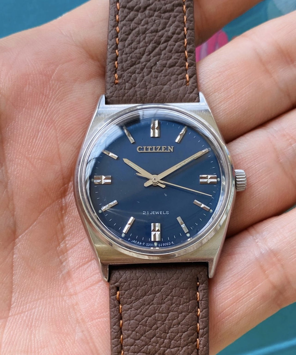 Vintage Citizen 21 Jewels Manual Wind Watch – Circa 1970s 34mm SKU.075-0160