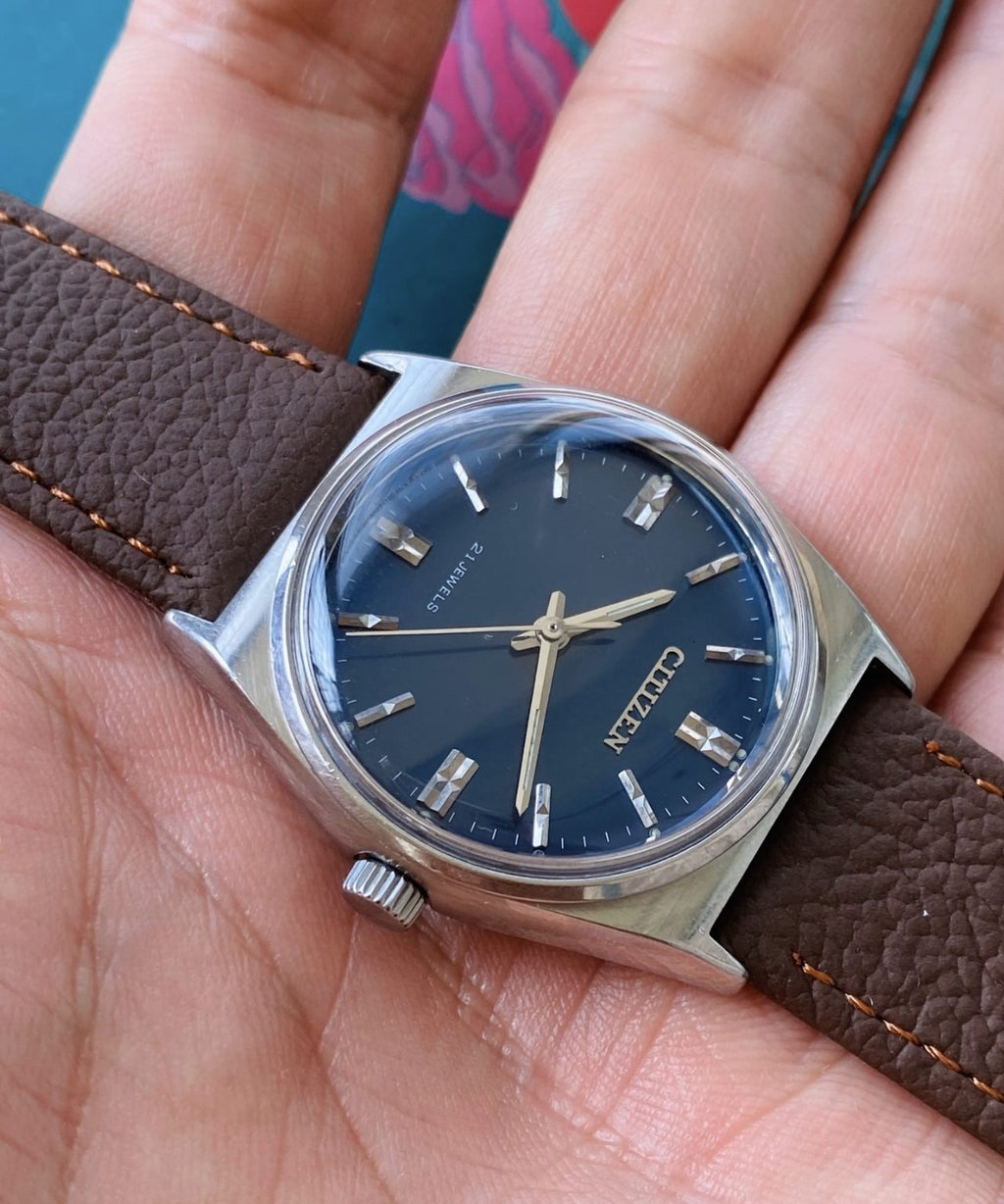 Vintage Citizen 21 Jewels Manual Wind Watch – Circa 1970s 34mm SKU.075-0160