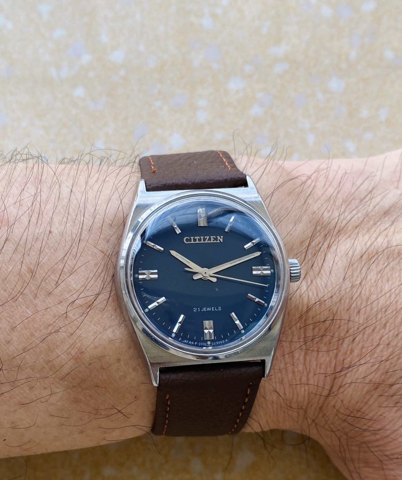 Vintage Citizen 21 Jewels Manual Wind Watch – Circa 1970s 34mm SKU.075-0160