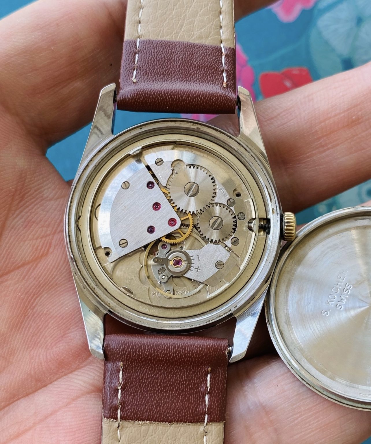 Royce Swiss Hand-Wound Watch ETA 2391 17Jewels 34mm Vintage 1950s SKU.078-0150