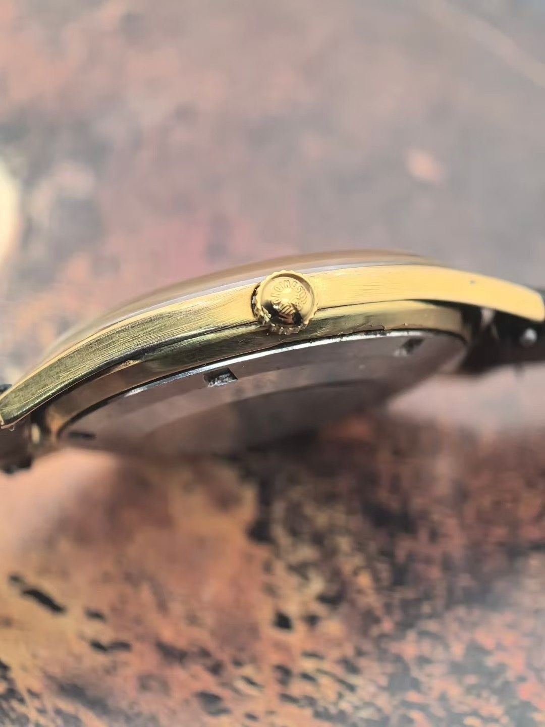 Longines Ultra-Chron Gold-Plated Men’s Watch 37mm, Cal.431 High-Beat 103-3700