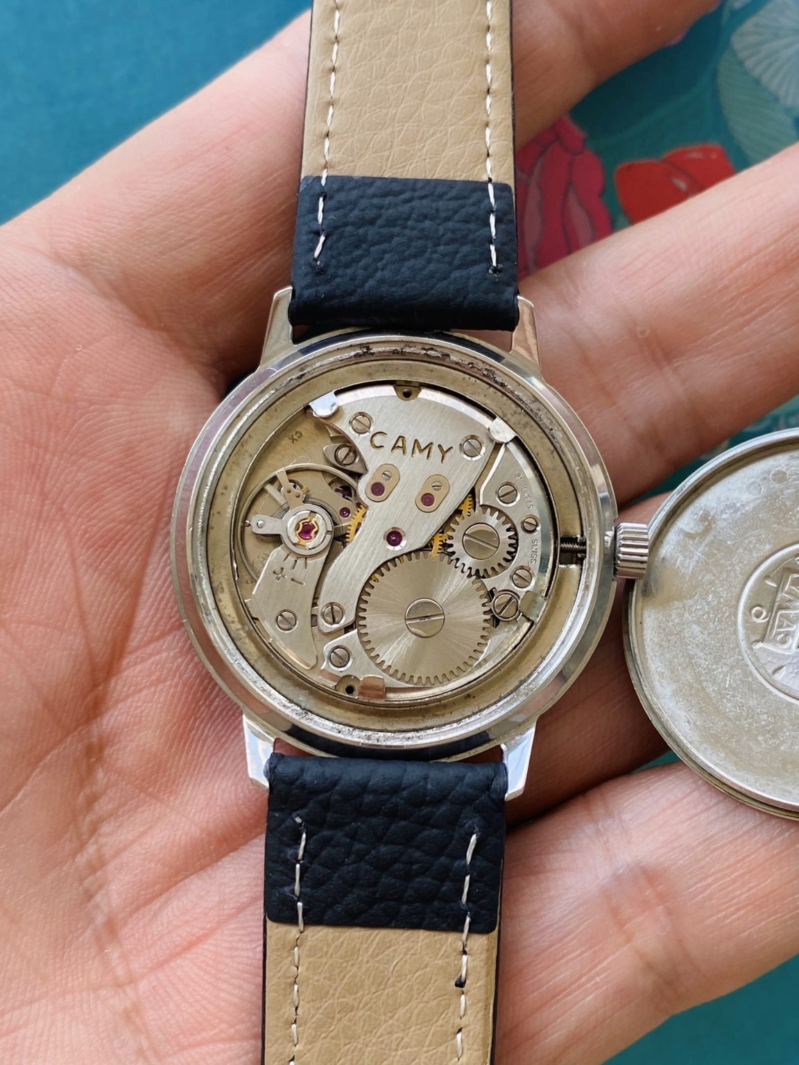 CAMY Vintage Jetking Manual Wind Mens' Swiss Watch 35.5mm Cal.73 095-0180