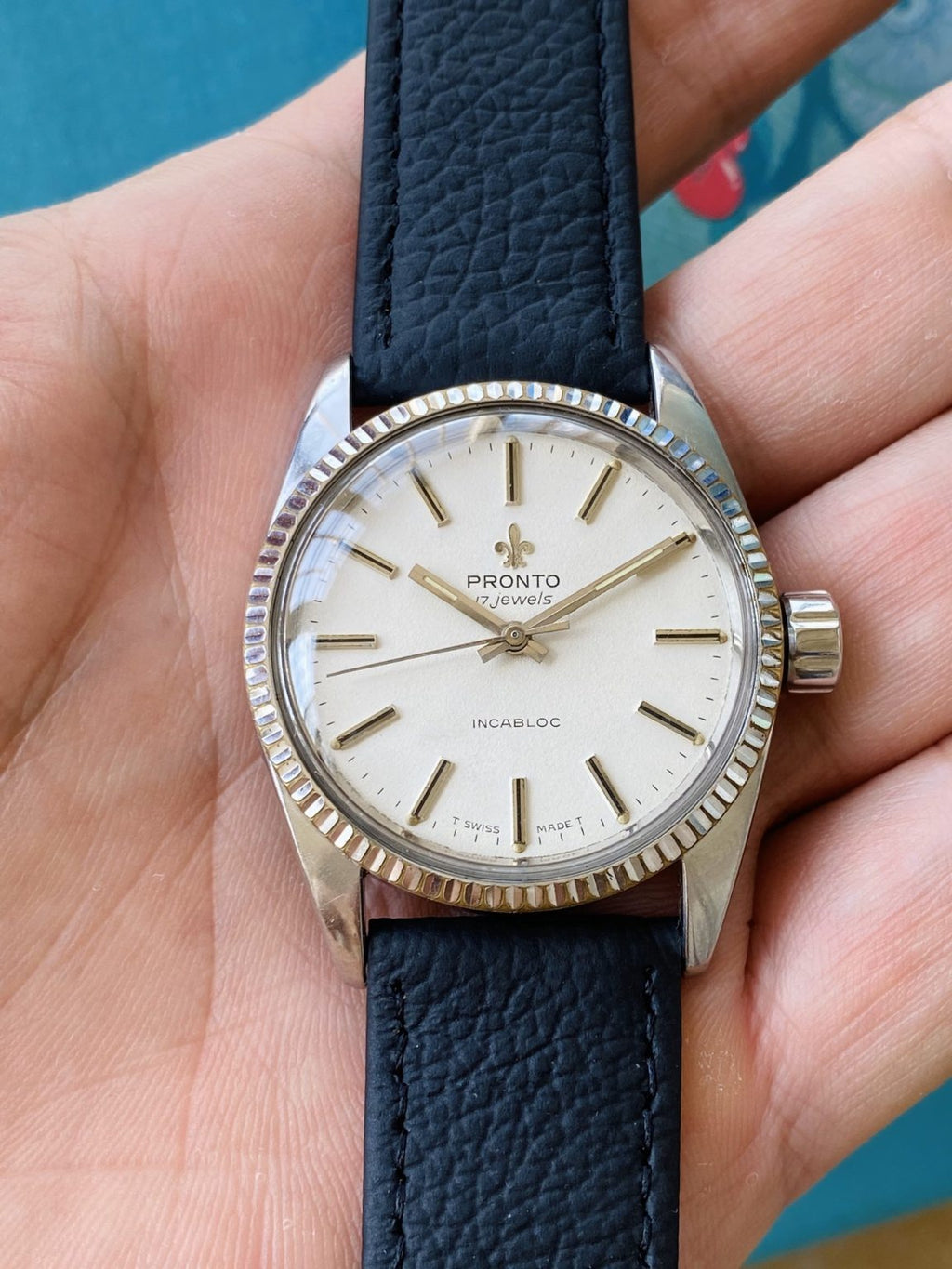 PRONTO Vintage Manual-Winding Watch ETA2750 35mm 17 Jewels 100-0220