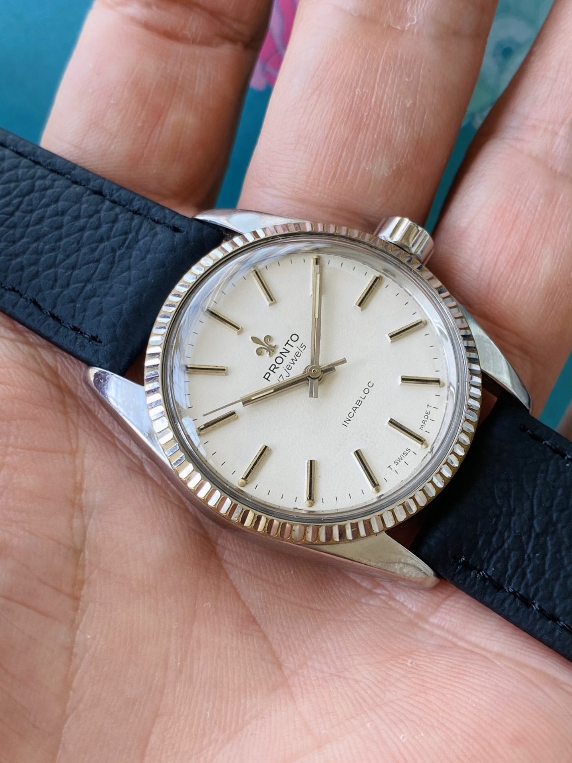 PRONTO Vintage Manual-Winding Watch ETA2750 35mm 17 Jewels 100-0220