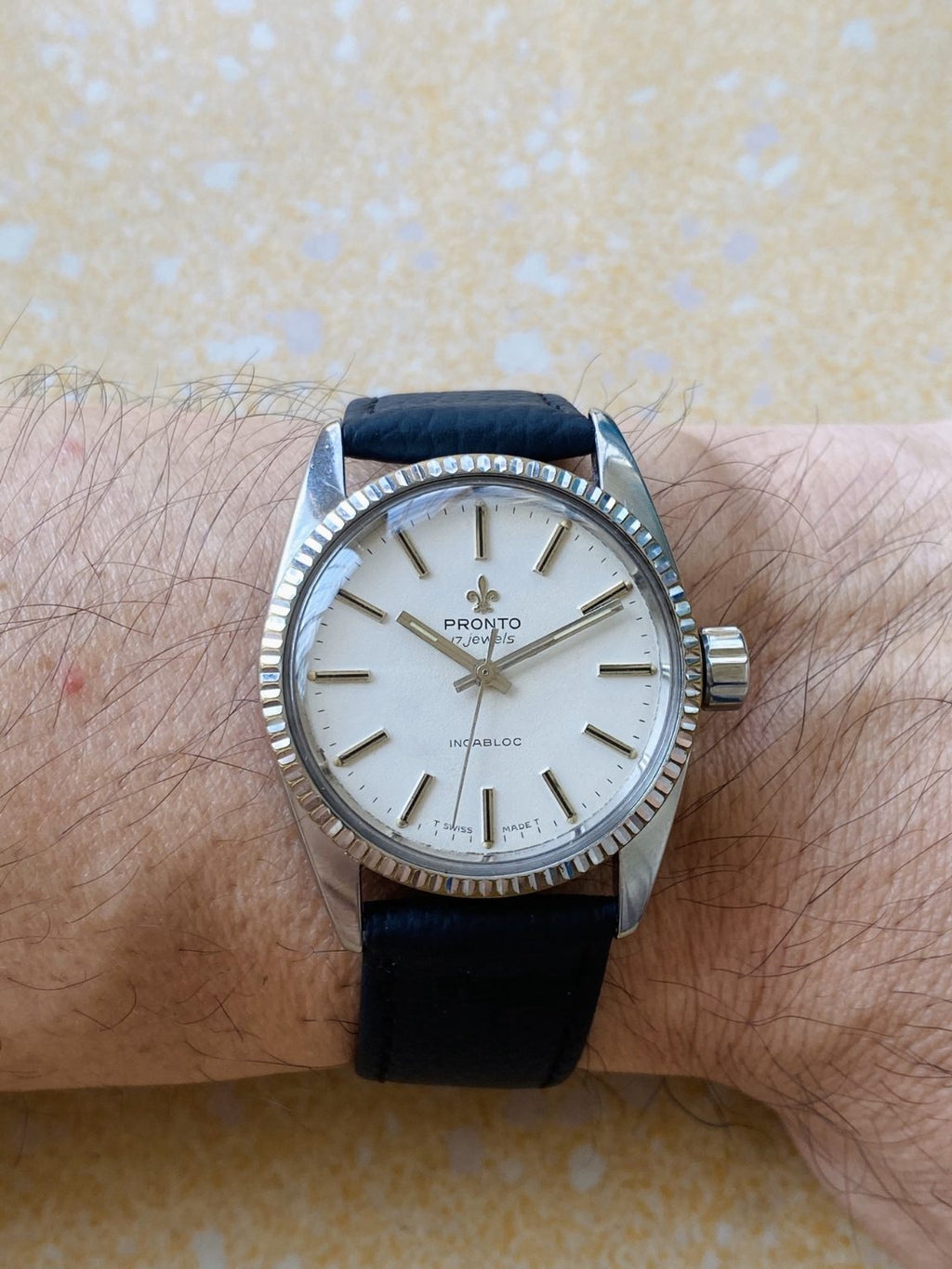 PRONTO Vintage Manual-Winding Watch ETA2750 35mm 17 Jewels 100-0220