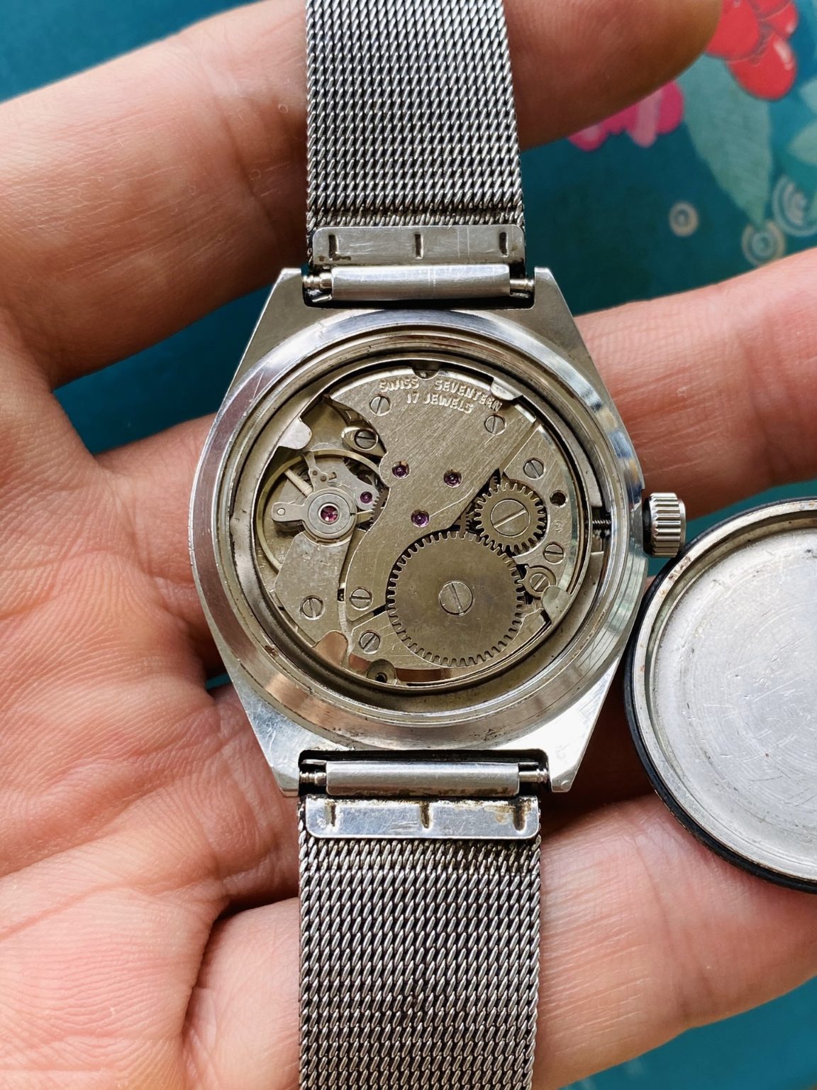 POMAR Vintage Manual Wind Mens' Watch Swiss Made 35.4mm 17Jewels 094-0090