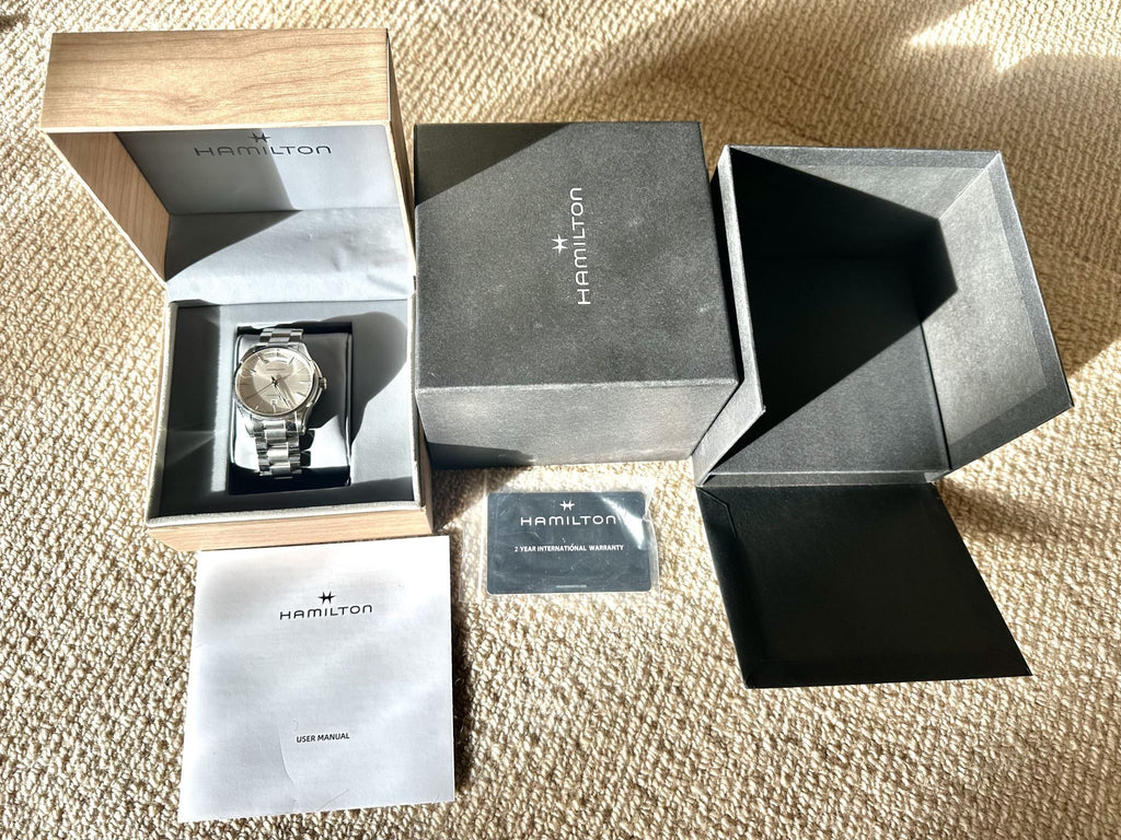 Swiss Hamilton Jazzmaster Day Date Automatic Watch 40mm H-10 Full Set 068-2260