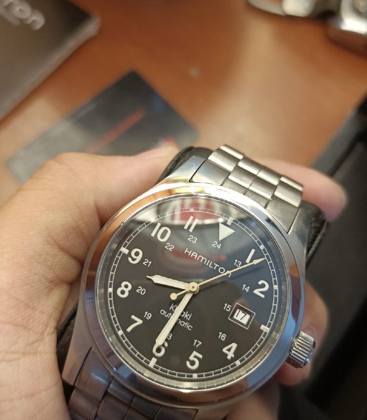 Hamilton Khaki Field Automatic Date Watch Swiss Made 42MM Ref.041330 168-2400