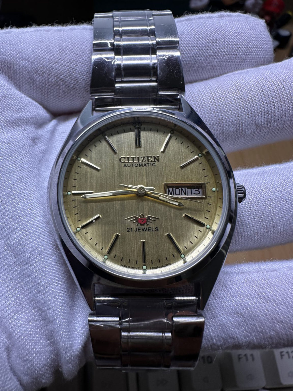 Citizen Men’s Automatic Watch Cal.8200A 21Jewels 36mm 143-0190 Like New