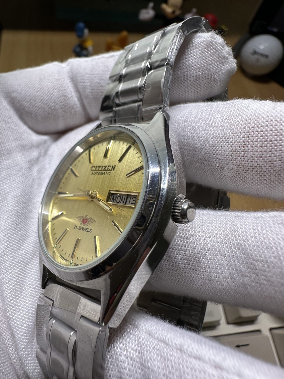 Citizen Men’s Automatic Watch Cal.8200A 21Jewels 36mm 143-0190 Like New