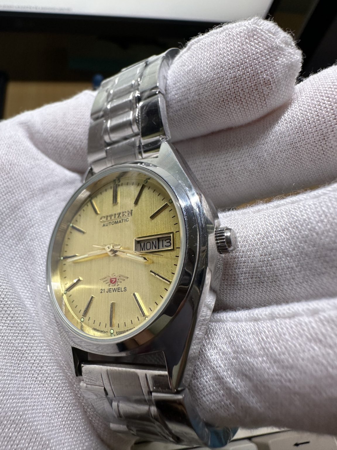 Citizen Men’s Automatic Watch Cal.8200A 21Jewels 36mm 143-0190 Like New