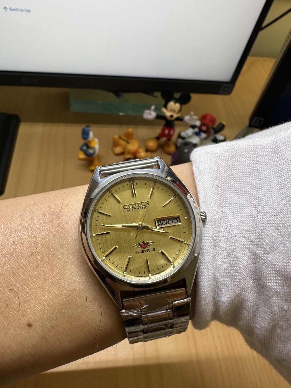 Citizen Men’s Automatic Watch Cal.8200A 21Jewels 36mm 143-0190 Like New