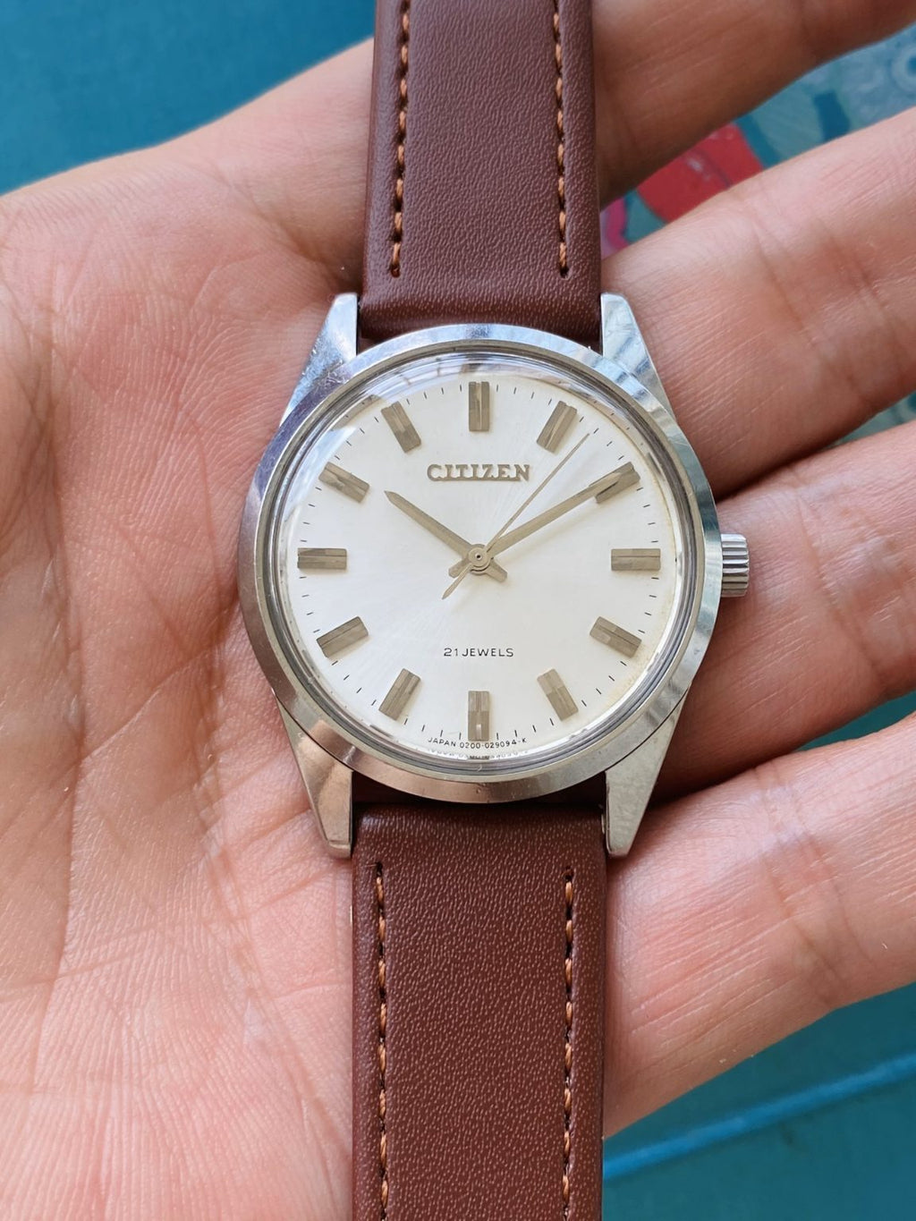 Vintage Citizen 21 Jewels Manual Wind Watch – Circa 1970s 35mm 113-0170