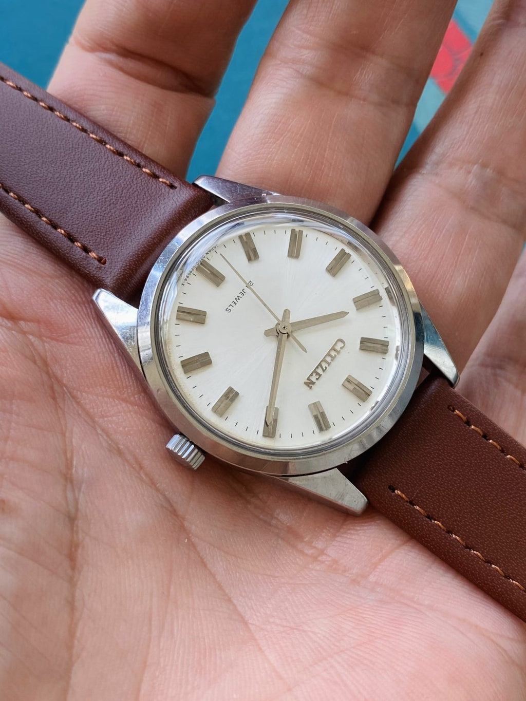 Vintage Citizen 21 Jewels Manual Wind Watch – Circa 1970s 35mm 113-0170