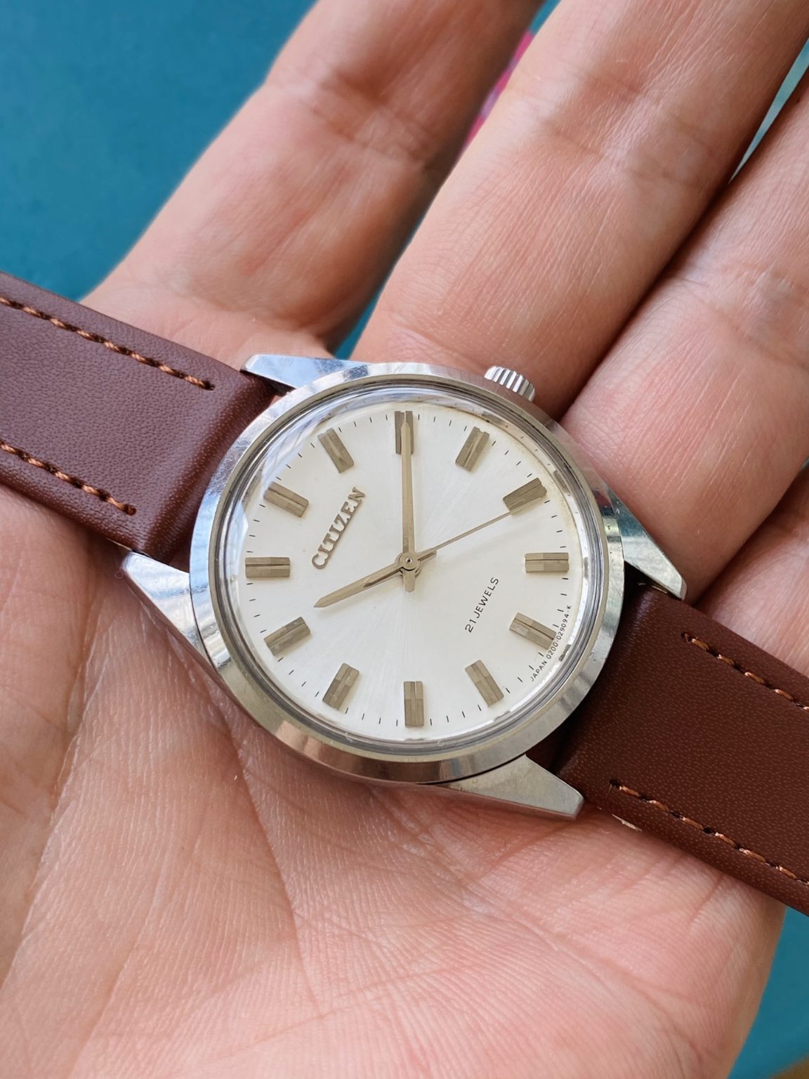 Vintage Citizen 21 Jewels Manual Wind Watch – Circa 1970s 35mm 113-0170