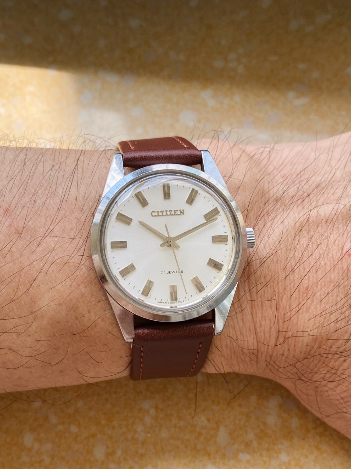 Vintage Citizen 21 Jewels Manual Wind Watch – Circa 1970s 35mm 113-0170