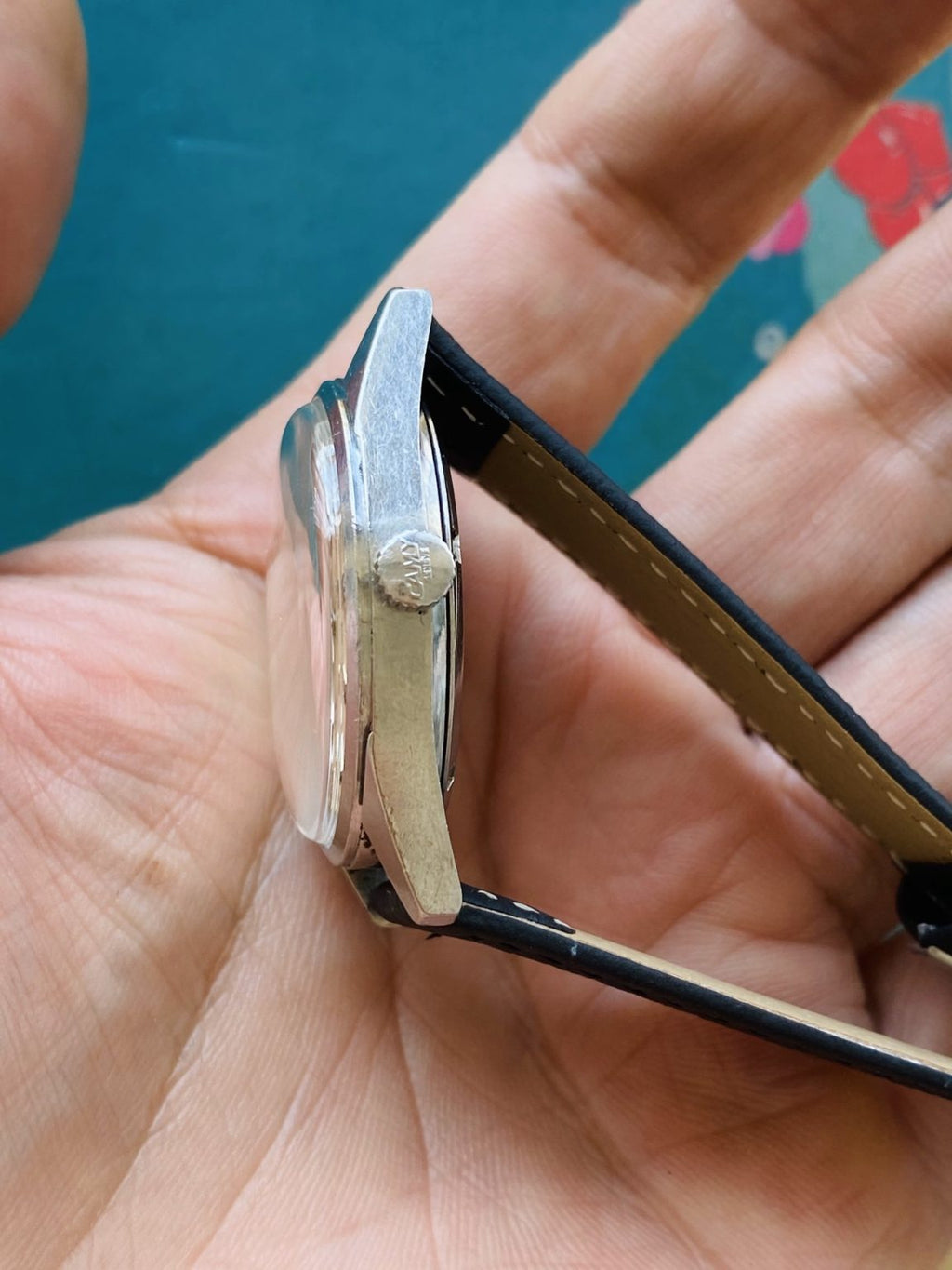 Rare Swiss Made CAMY Vintage Manual Wind Mens' Watch 34mm ETA2750 151-0100