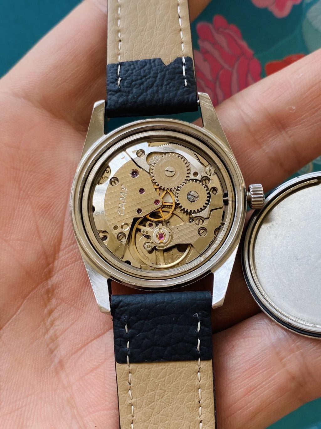 Rare Swiss Made CAMY Vintage Manual Wind Mens' Watch 34mm ETA2750 151-0100