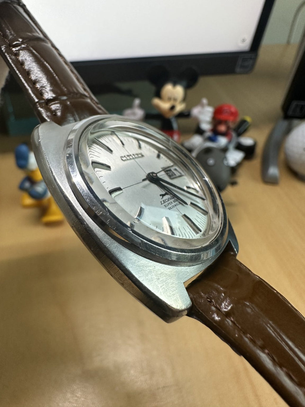 Citizen Leopard Automatic Watch 28,800bph 24 Jewels Ref.G-720773-Y 38mm 137-0750