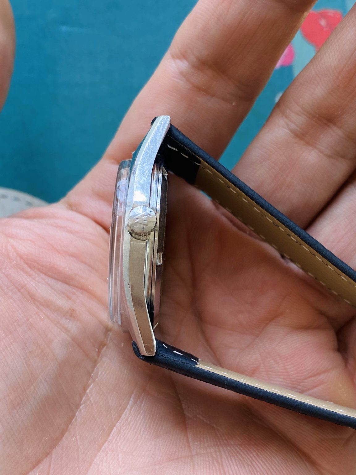 Swiss Made Vintage DINITA Manual Wind Watch ETA2750 17 Jewels 36mm 099-0180