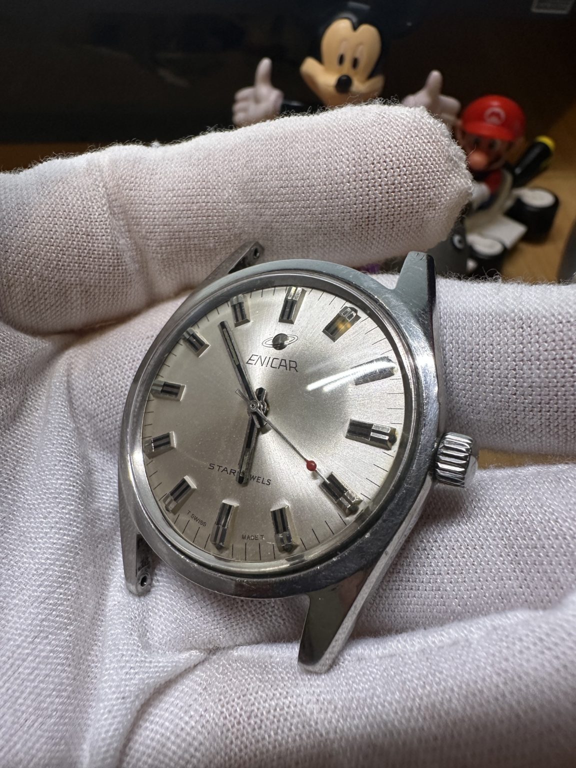 Enicar Vintage Manual-Winding Watch 36mm 17 Jewels 002-0200