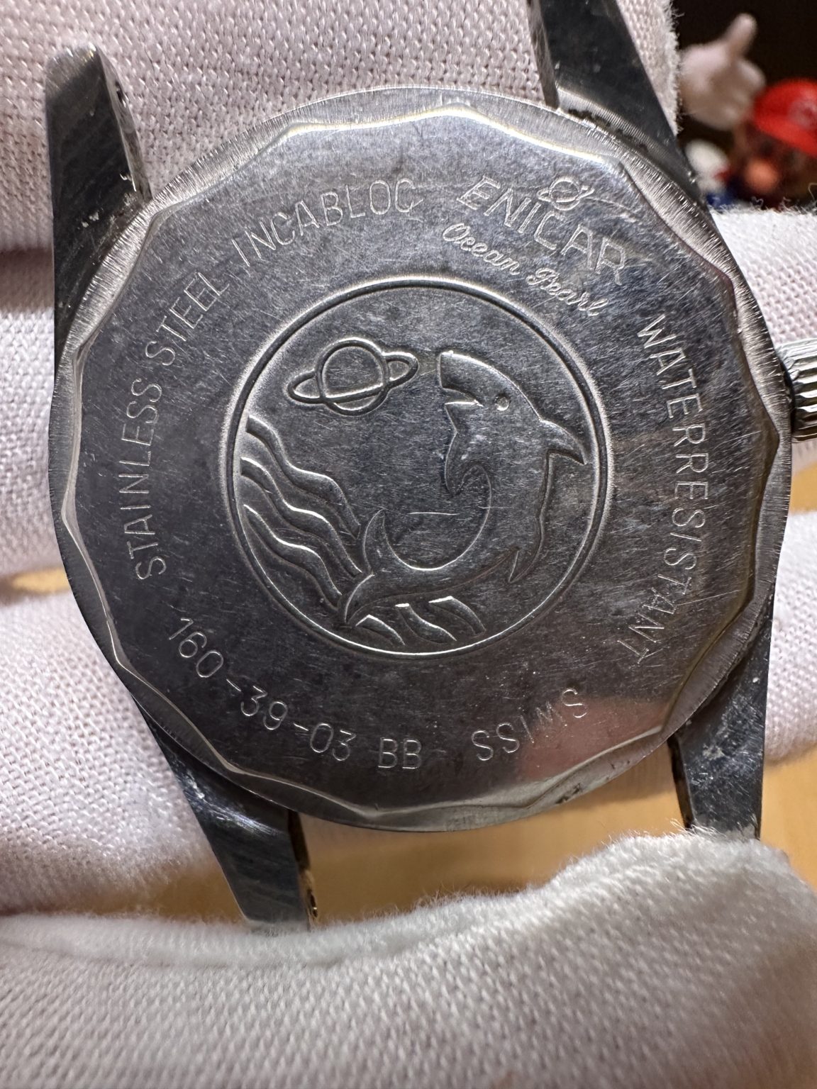 Enicar Vintage Manual-Winding Watch 36mm 17 Jewels 002-0200