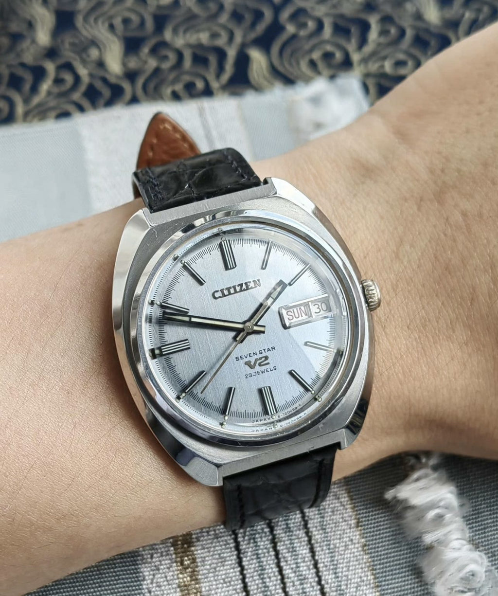 Citizen Men's Seven Star V2 Automatic Watch 7290 23Jewels 38mm 117-0580