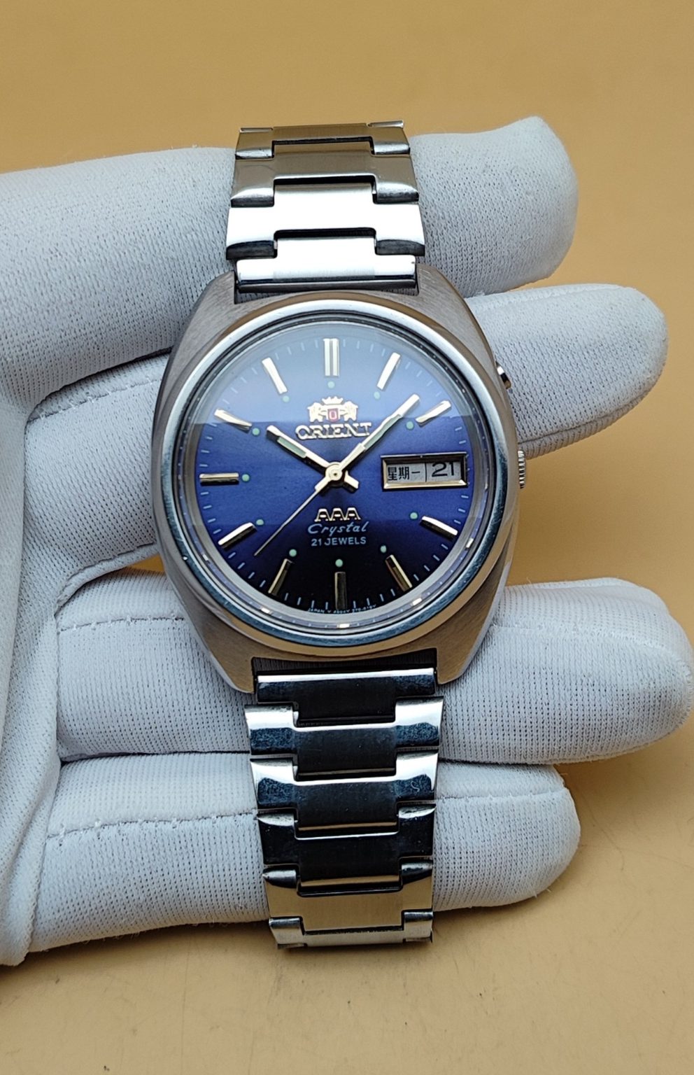 ORIENT Men's Automatic Day Date Watch - Cal.46943 - 21 Jewels - 36.2mm 180-0240